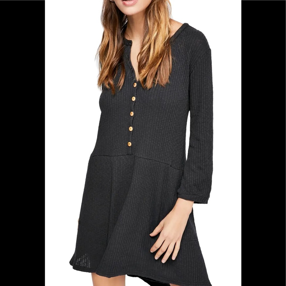 NWT Free People Blossom Stretch Cotton Dress XS